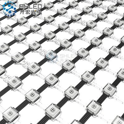 Przezroczysty ekran z siatki LED